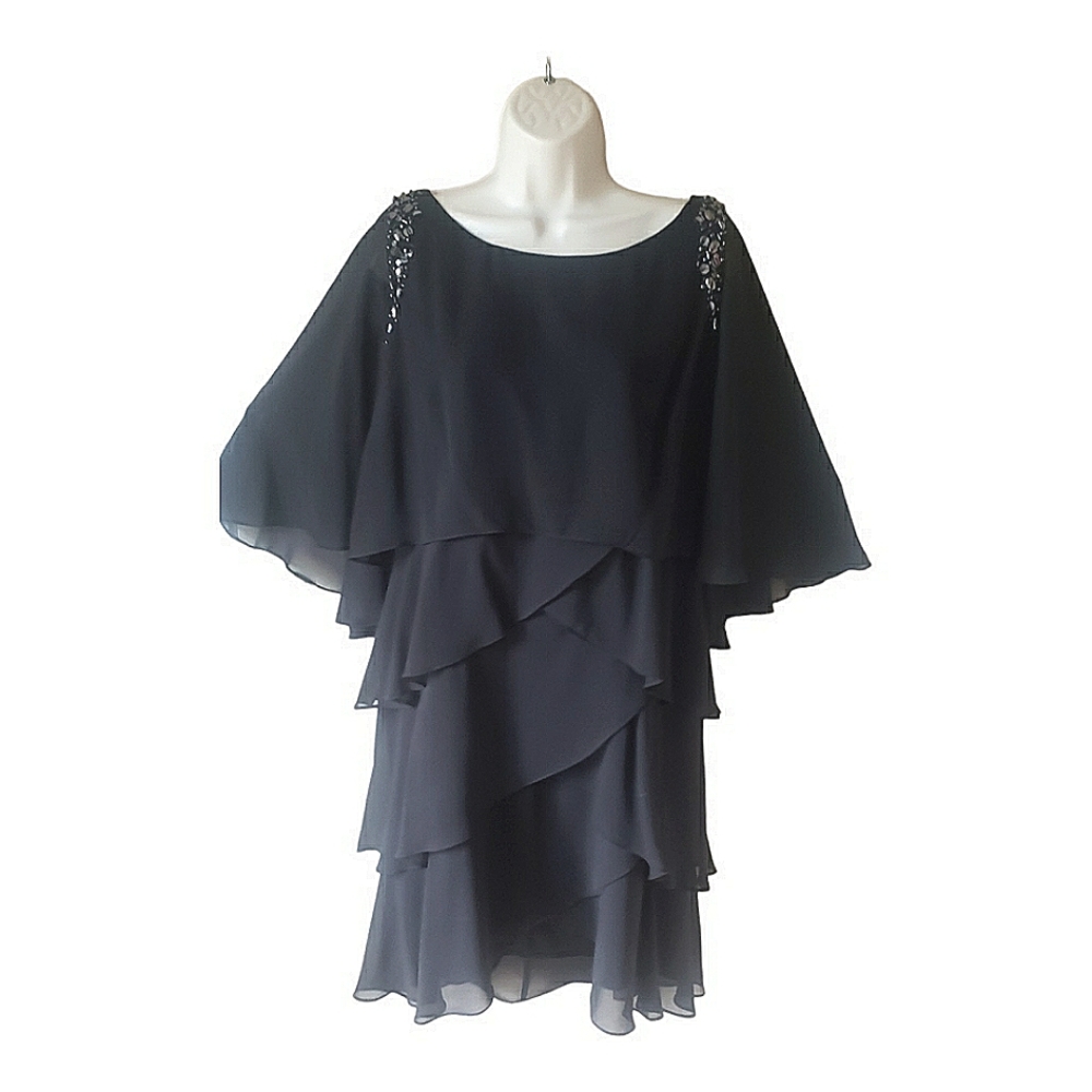 SNLY SL Fashion New York short black dress, size 12